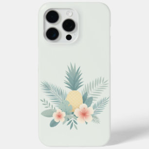 Coque iPhone 15 Pro Max Ananas floral & Hawaiian
