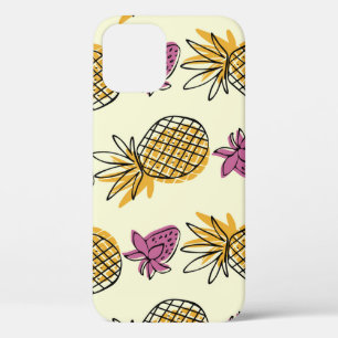 Case-Mate iPhone Case Ananas, fraise design textile vintage.