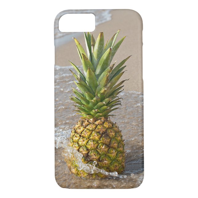 Coques Case-Mate iPhone ananas sur la plage (Dos)