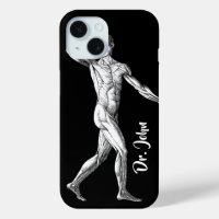 Anatomie humaine vintage, muscles du corps masculi