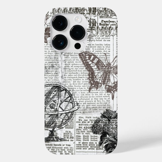 Coques Case-Mate iPhone Ancien journal (Verso)