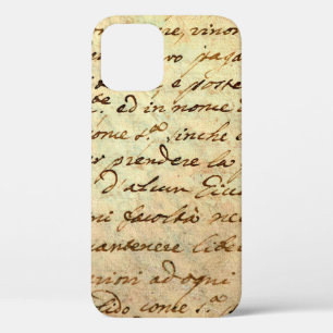 Case-Mate iPhone Case Ancien manuscrit du 1700 siècle écrit à l'encre 