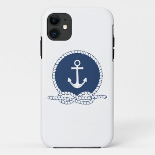 Coque Case-Mate Pour iPhone Ancre et corde élégantes