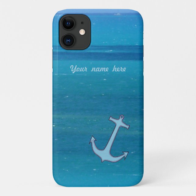 Coques Case-Mate iPhone Ancre flottante des Caraïbes personnalisée (Dos)