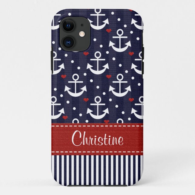 Coques Case-Mate iPhone Ancre nautique (Dos)