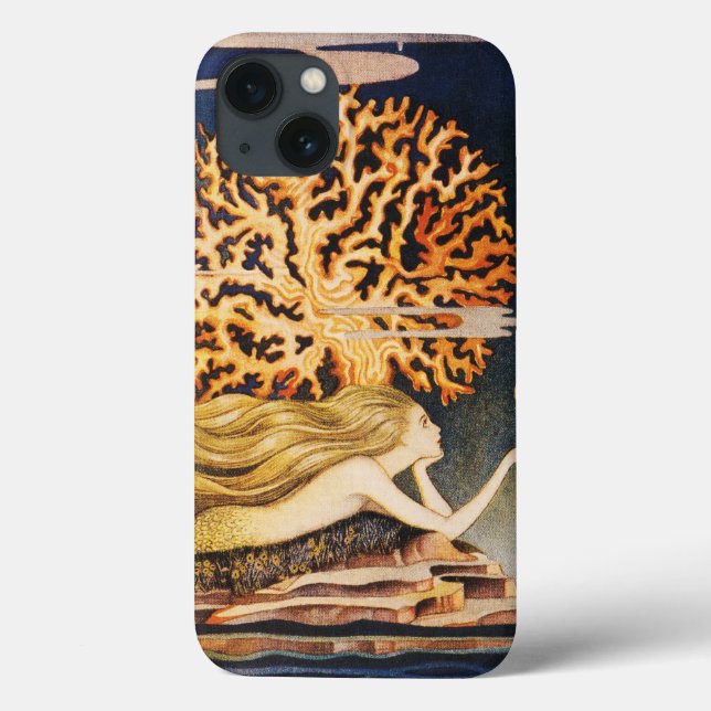 Coques Case-Mate iPhone Andersen : Petit dessin de sirène (Verso)