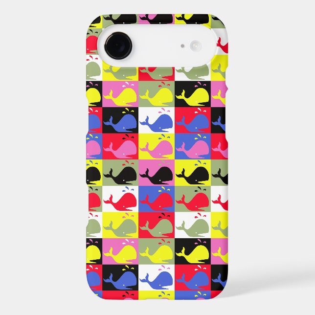 Coques Case-Mate iPhone Andy Whale-Hole™_Lots o'baleines motif (Verso)