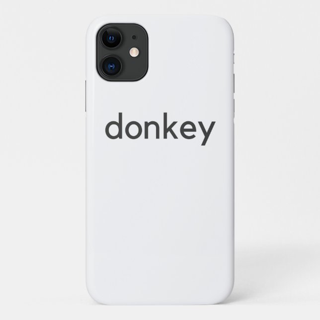 Coques Case-Mate iPhone âne foncé (Dos)