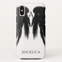 ANGE NOIR AILES Monogramme