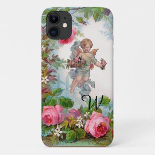 COQUE Case-Mate POUR iPhone ANGE ROMANTIQUE RASSEMBLANT ROSES ET FLEURS ROSES