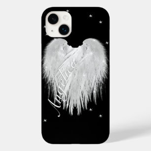 Coques Pour iPhone ANGEL AILES Coeur noir étoile nuit