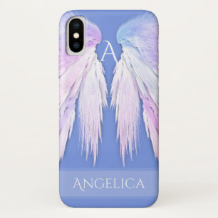 Case-Mate iPhone Case ANGEL AILES Monogramme rose Dreamy bleu doux