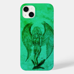 Coque Pour iPhone 14 Plus Angel en style tatouage