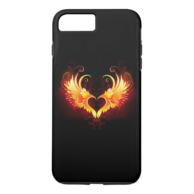 Coques Case-Mate iPhone Angel Fire Heart with Wings (Dos)
