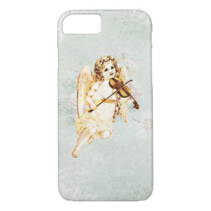 Case-Mate iPhone Case Angel Jouer un violon sur Arrière - plan papier Vi
