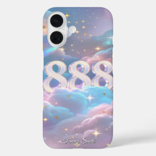Coque Pour iPhone 16 Angel Numéro 888 - Manifestation cosmique