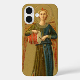 Coque Pour iPhone 16 Anges musiciens de Noël, Renaissance Vintage