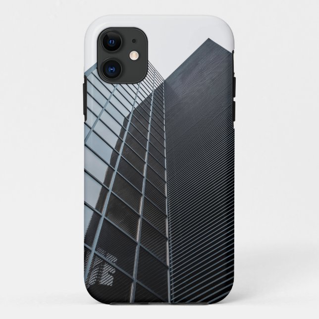 Coques Case-Mate iPhone angle bas des coques iphone de bâtiment noir (Dos)