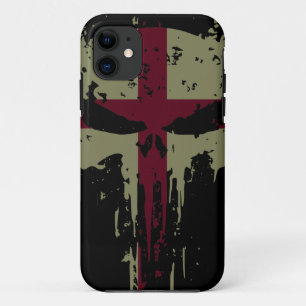 Case-Mate iPhone Case Angleterre Coque-coque iphone du crâne Grunge