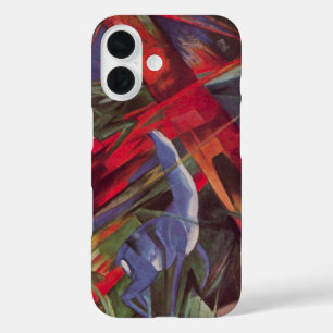 Coques iPhone 16 Animal Fates par Franz Marc, Cubism Art Vintage