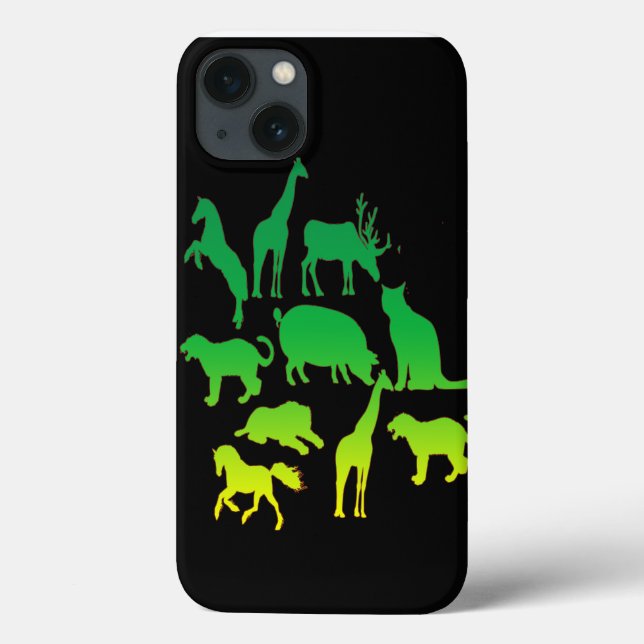 Coques Case-Mate iPhone animal sauvage collage cool pomme iPhone design co (Verso)