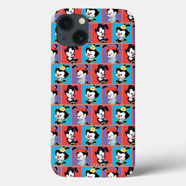 Coques Case-Mate iPhone Animaniacs | Graphique de panneau Yakko, Dot et Wa (Verso)