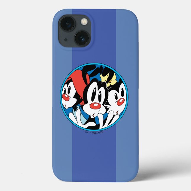 Coques Case-Mate iPhone Animaniacs | Warner Siblings Circle Graphic (Verso)
