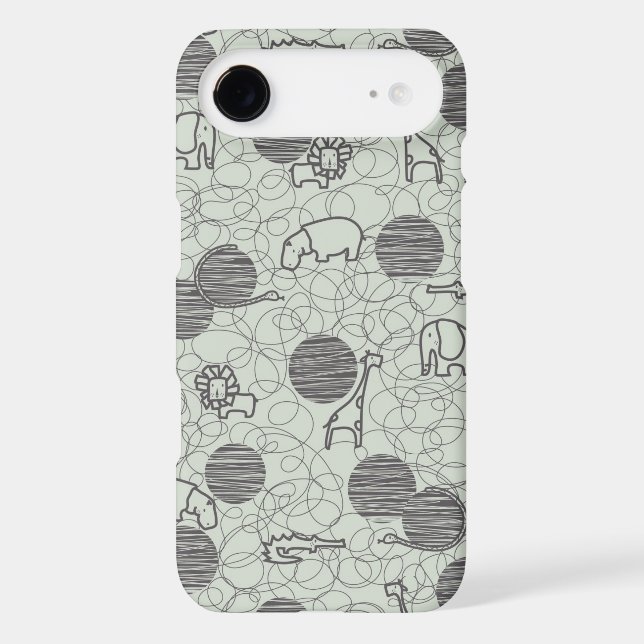 Coques Case-Mate iPhone animaux 1 de safari (Verso)