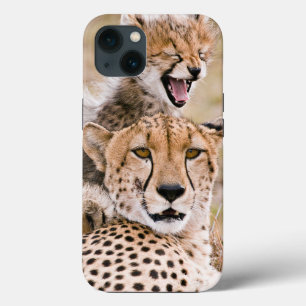 Case-Mate iPhone Case Animaux de bébés cutest   Cheetah Cat & Cub