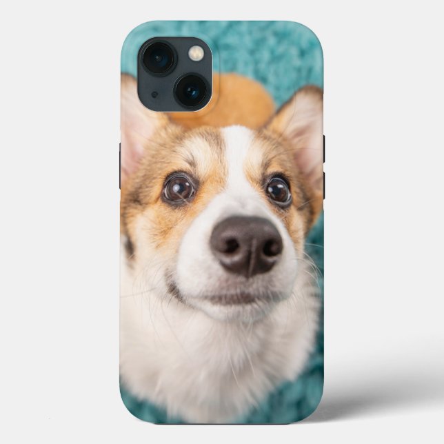 Coques Case-Mate iPhone Animaux de bébés cutest | Sweet Corgi Puppy Face (Verso)