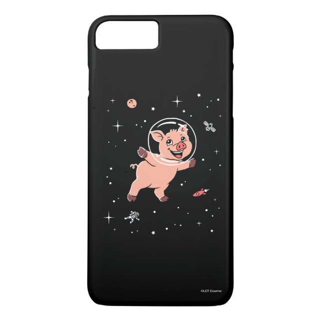 Coques Case-Mate iPhone Animaux De Cochon Dans L'Espace (Dos)