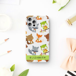 Case-Mate iPhone Case Animaux de forêt, Animaux de forêt, Votre nom