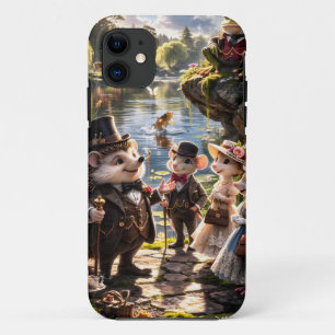 Case-Mate iPhone Case animaux de la forêt victorienne, Secret Garden élé