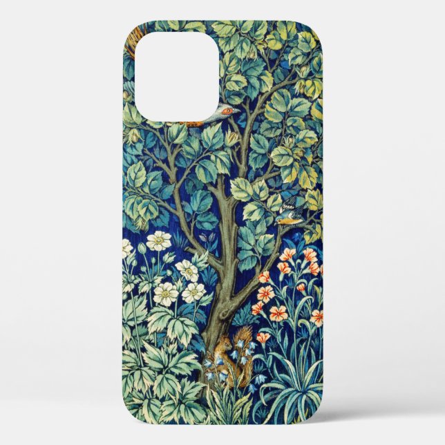 Coques Case-Mate iPhone Animaux et fleurs, forêt, William Morris (Verso)