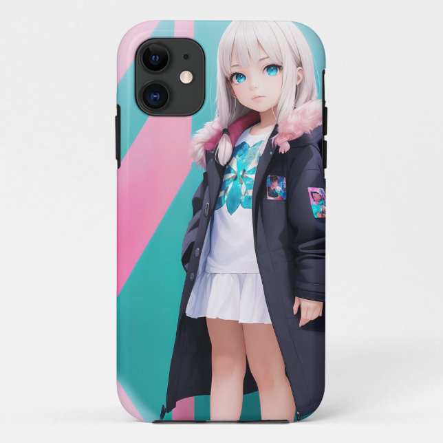 Coques Case-Mate iPhone Anime Girl 039 (Dos)