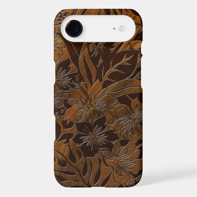 Coques Case-Mate iPhone Anini Beach Faux Wood Hawaiian (Verso)