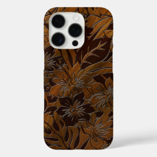 Coques iPhone 16 Pro Anini Beach Faux Wood Hawaiian Elm
