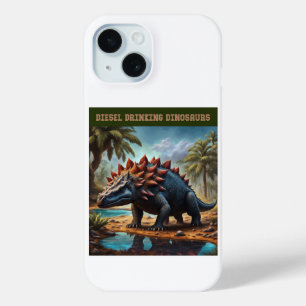 Coque Pour iPhone 15 Ankylosaurus satisfait