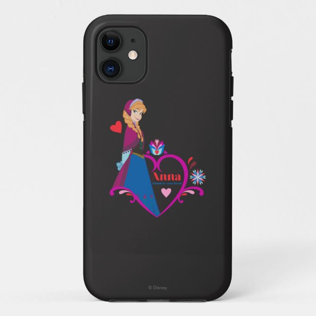 Coques Case-Mate iPhone  Anna| Coeur rose (Dos)