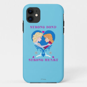 Coque Case-Mate Pour iPhone Anna et Elsa  Fort, fort coeur