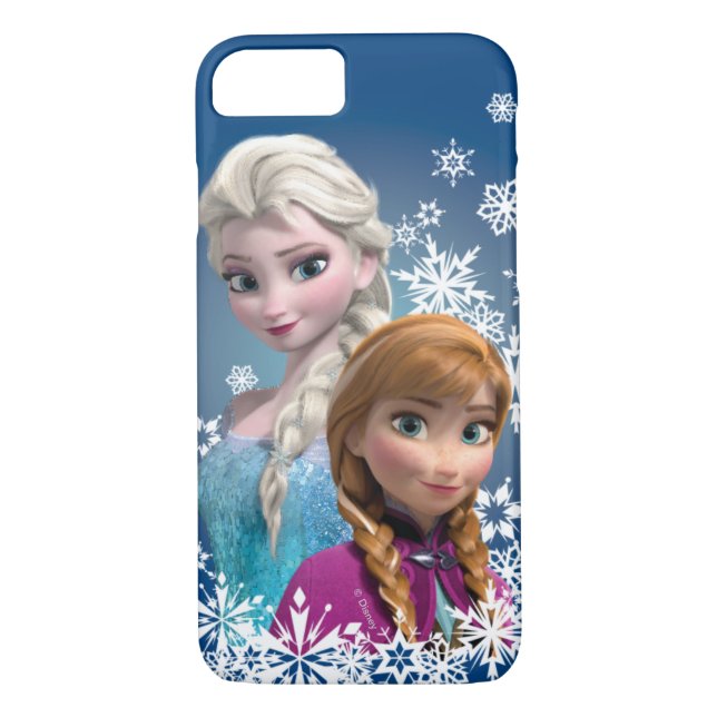 Coques Case-Mate iPhone Anna et Elsa| Les flocons de neige (Dos)