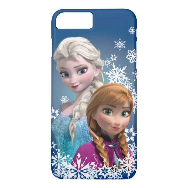 Coques Case-Mate iPhone Anna et Elsa| Les flocons de neige (Dos)