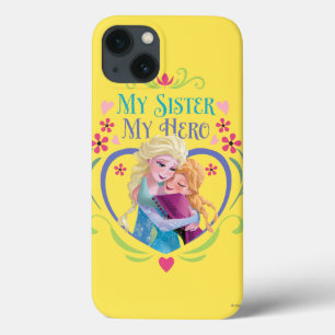 iPhone 13 Coque Anna et Elsa Ma soeur Mon héros