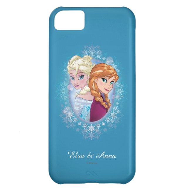Coques Case-Mate iPhone Anna et Elsa | Magie hivernale (Dos)