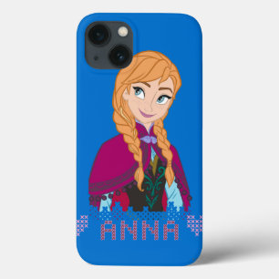iPhone 13 Coque Anna   Portrait avec nom