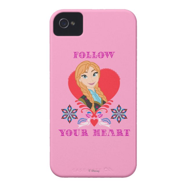 Coques Case-Mate iPhone Anna | Portrait en Coeur Rouge (Dos)