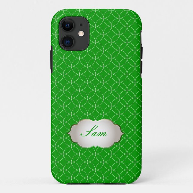 Coques Case-Mate iPhone Anneaux rétro PixDezines/arrière - plan DO-IT-YOUR (Dos)