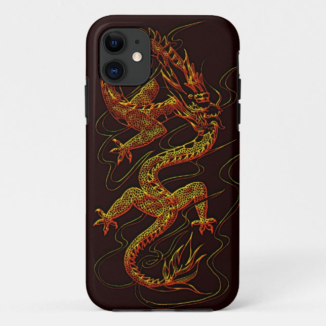 Coques Case-Mate iPhone Année du Dragon asiatique design Dragon (Dos)
