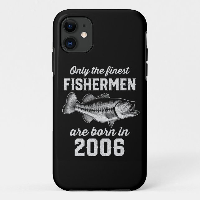 Coques Case-Mate iPhone Anniversaire Cadeau pêcheur Pêche 2006 (Dos)
