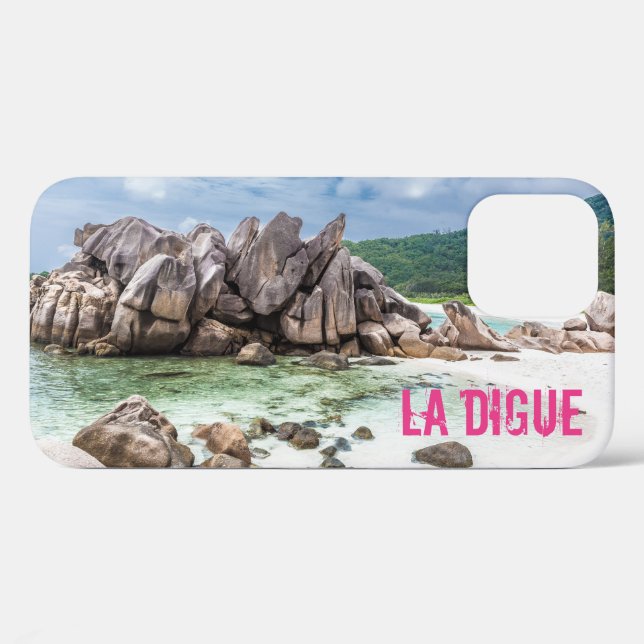 Coques Case-Mate iPhone Anse Cocos Seychelles La Digue Beach cadeau (Verso (horizontal))